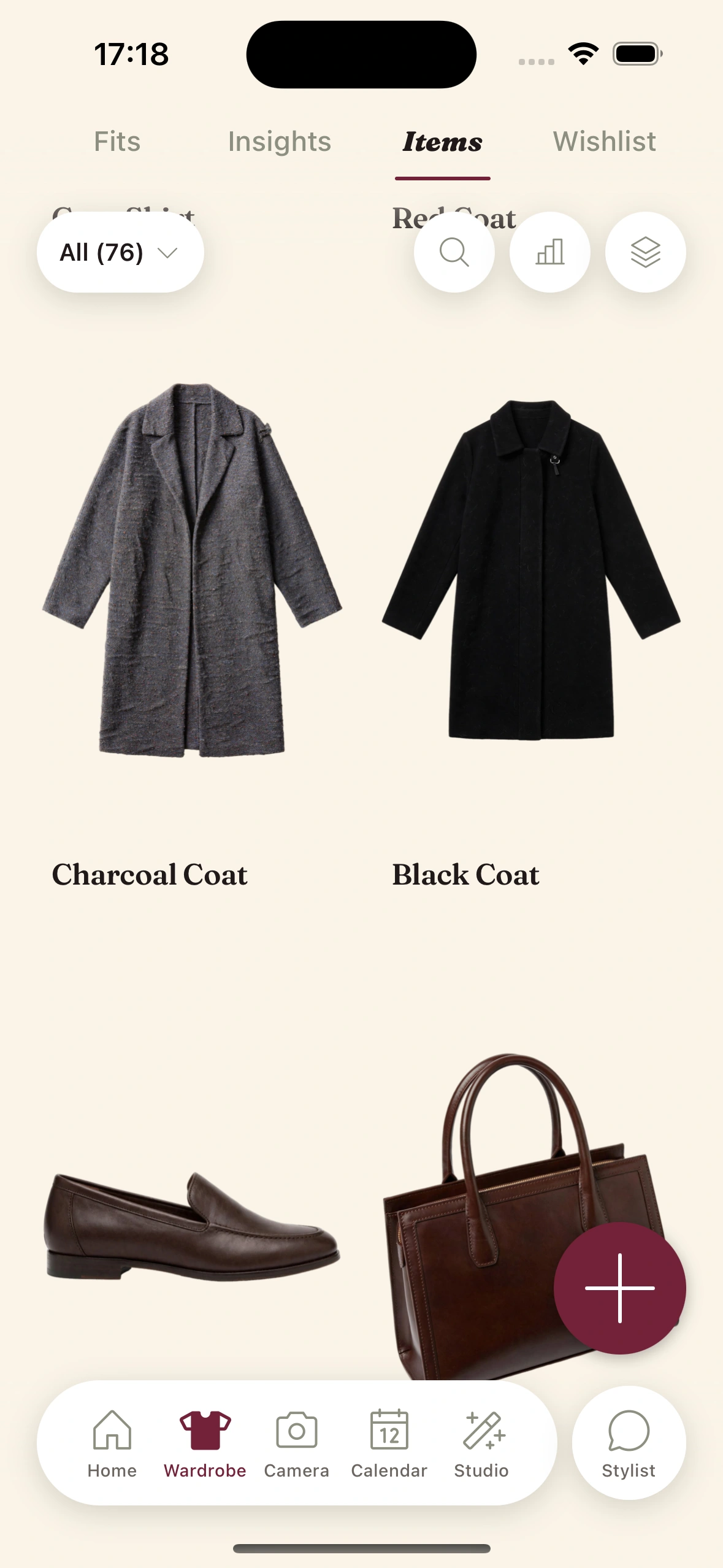 A wardrobe organized so every piece works together
